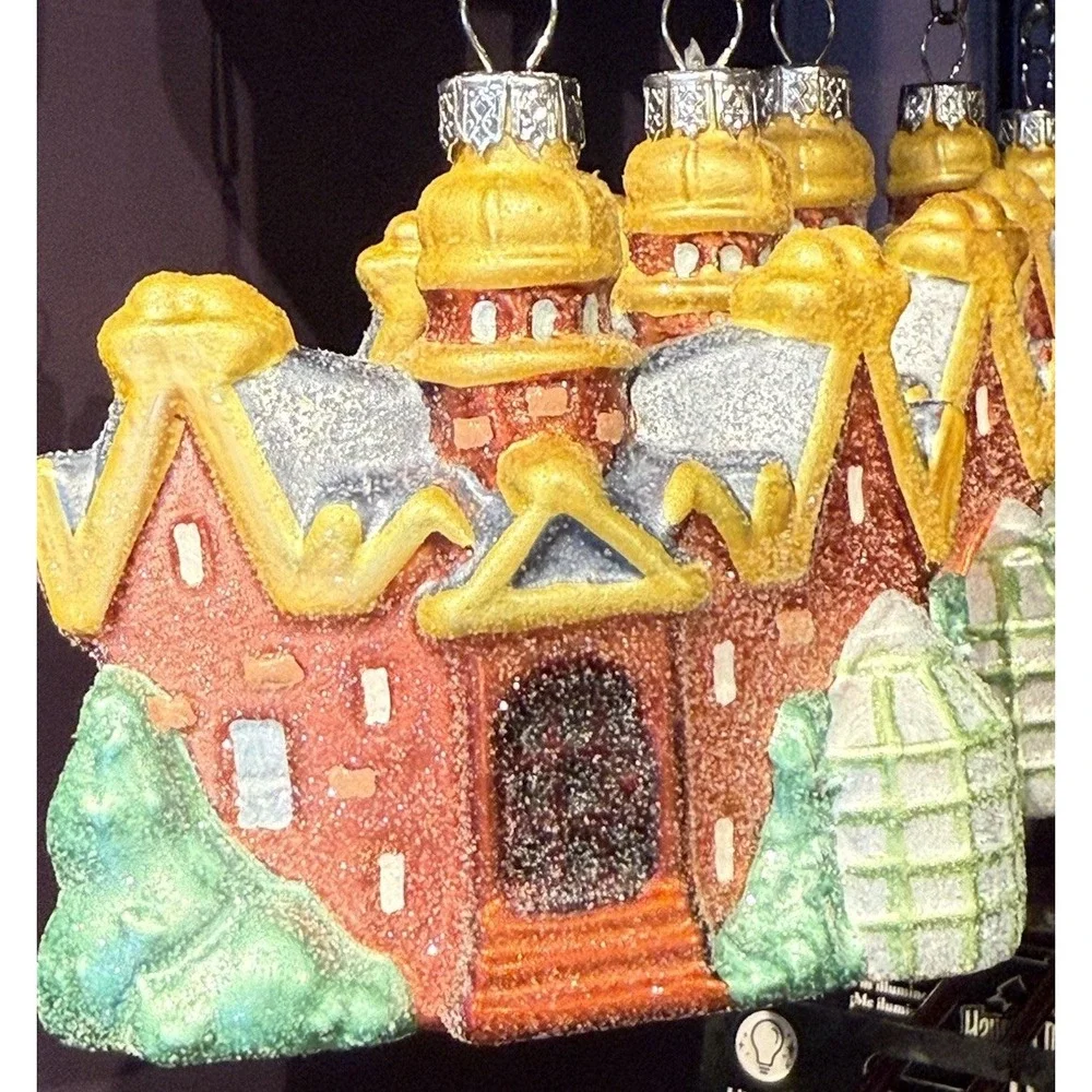 2025 Disney Parks Ornament Haunted Mansion Glitter Glass‎ Ghosts